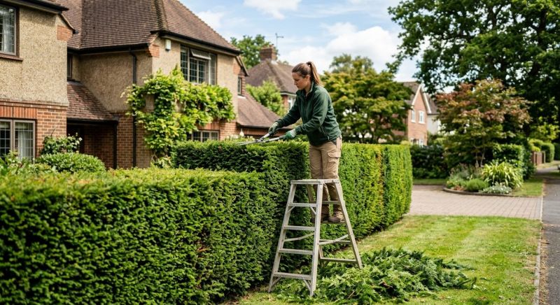 Evergreen Hedge Trimming in Aiken, SC