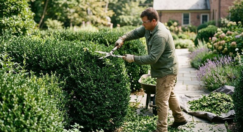 Evergreen Hedge Trimming in Rockwall, TX